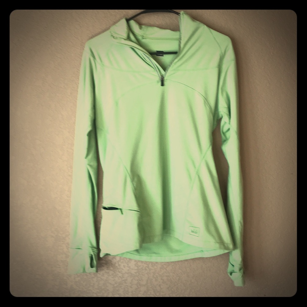 Lime green REI jacket